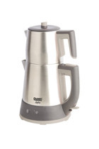 Queen QC 034 Hightea Otomatik Çelik Demlikli 1800 W Işıklı Çelik Gövdeli İnox Retro Çay Makinesi