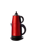 Cvs DN 1528 Şehzadem Çelik Demlikli 1800 W Çelik Gövdeli Kırmızı Çay Makinesi