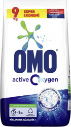 Omo Active Oxygen Beyazlar İçin 60 Yıkama Toz Deterjan 9 kg