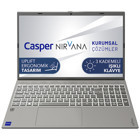 Casper Nirvana C650.1255-EF00X-G-F Dahili Intel Core i7 64 GB Ram DDR4 1 TB SSD 15.6 inç Full HD FreeDos Laptop