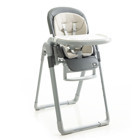 Baby Plus Master Cook Metal Emniyet Kemeri Tepsili Katlanır Mama Sandalyesi Gri