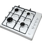 Hotpoint Ariston HFH4SW Emaye 4 Gözlü Gazlı Solo Beyaz Ocak