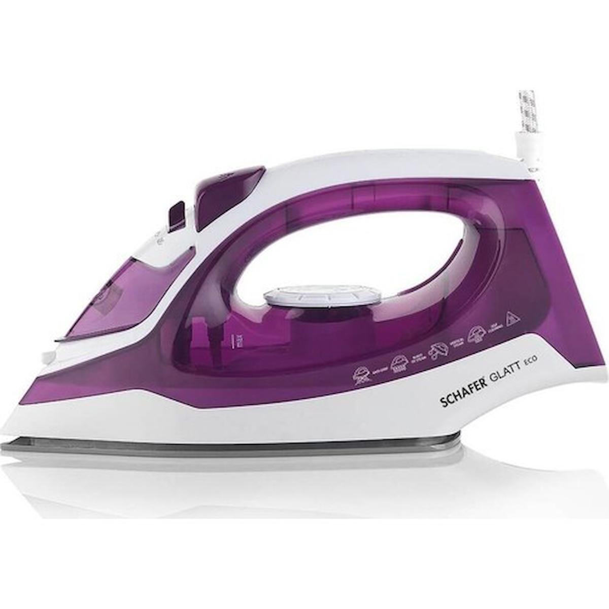 Schafer Glat Eco 2200 W Seramik Buharlı Ütü