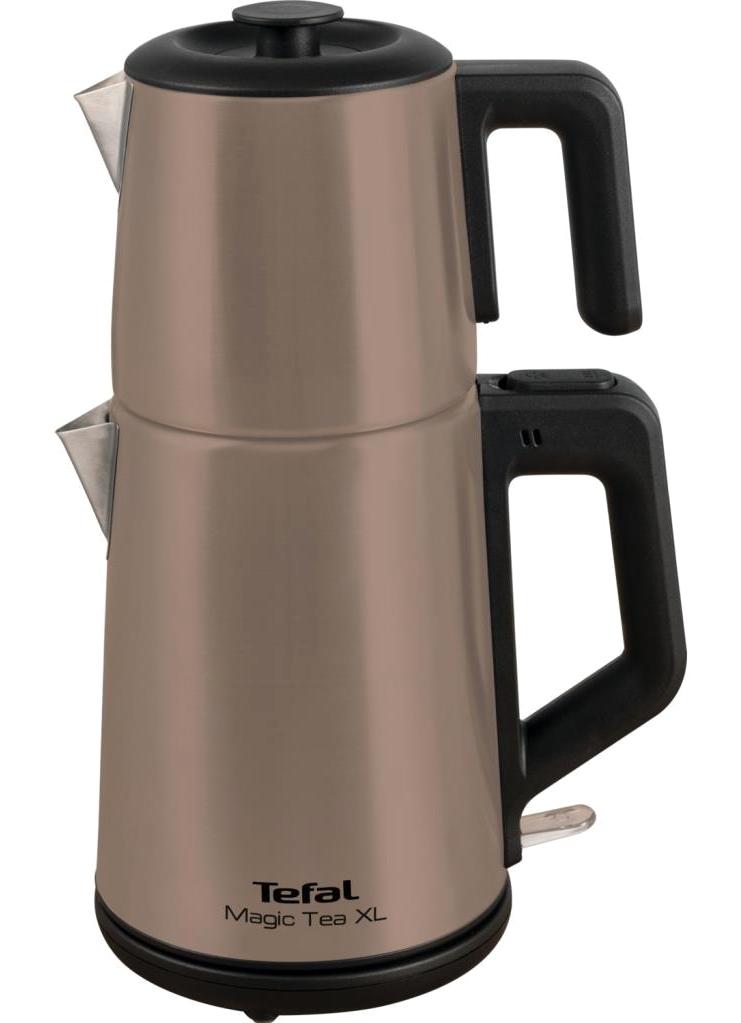 Tefal BJ561A Otomatik Paslanmaz Çelik Demlikli 1650 W Işıklı Paslanmaz Çelik Inox Çay Makinesi