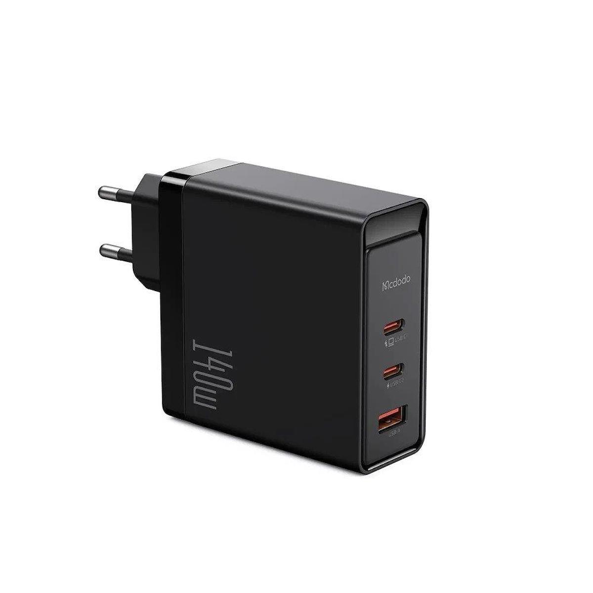 Mcdodo CH-2911 Universal USB Kablolu 40 W Hızlı Şarj Aleti Siyah