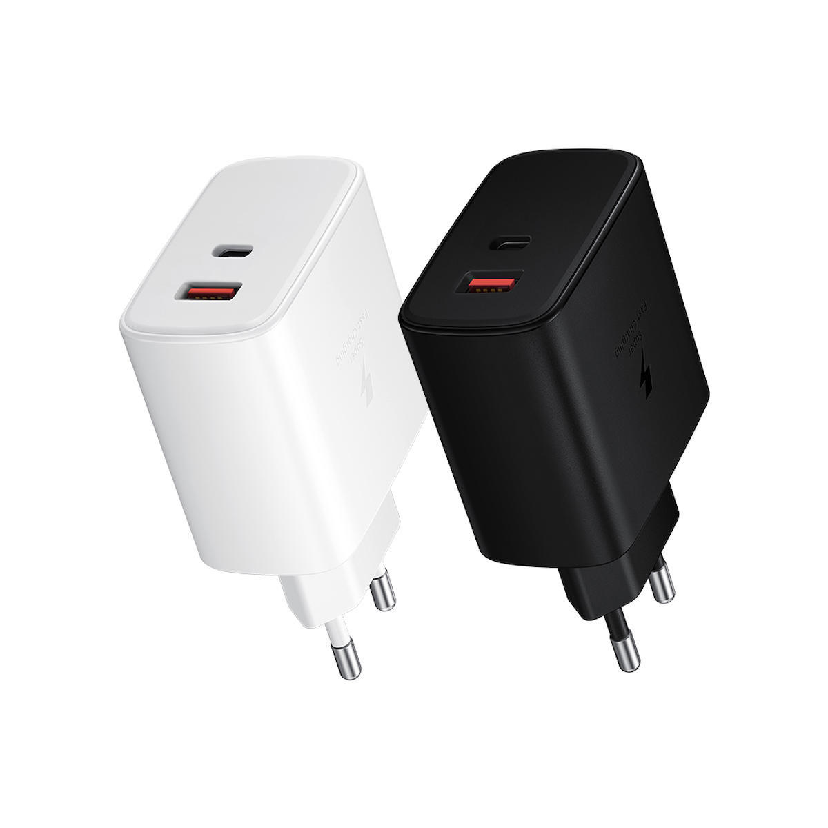 Phixi UPD4325 Universal USB Kablolu Hızlı Şarj Aleti Beyaz