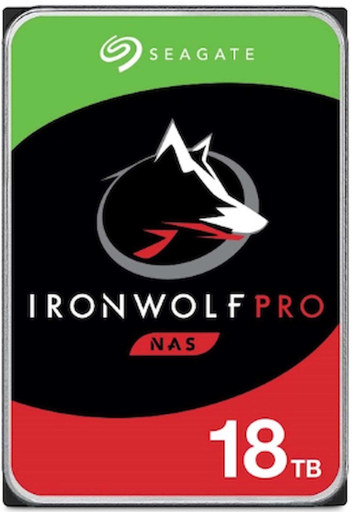 Seagate Ironwolf Pro ST18000NE000 18 TB 3.5 inç 7200 RPM 256 MB SATA 3.0 Nas Harddisk