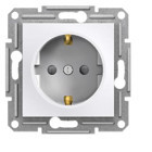 Schneider Asfora Çerçevesiz Topraklı Sıva Altı Tekli Priz Beyaz