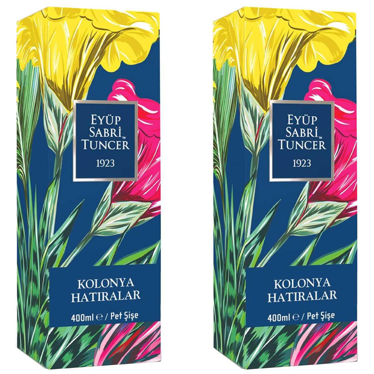 Eyüp Sabri Tuncer Hatıralar Çiçeksi Kolonya 400 ml 2'li