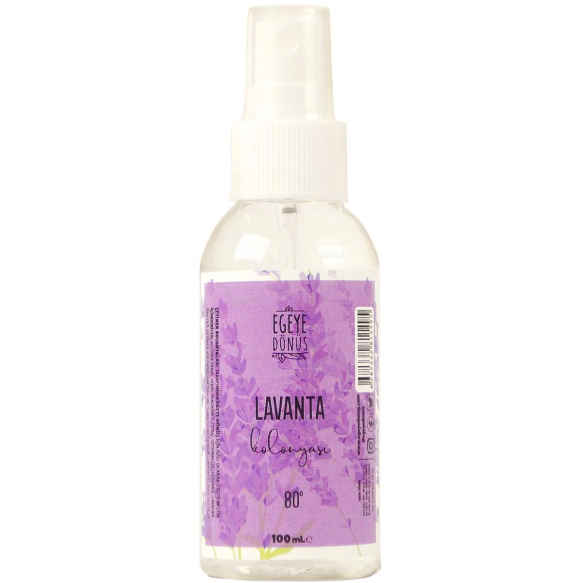 Egeye Dönüş Lavanta Sprey Kolonya 100 ml