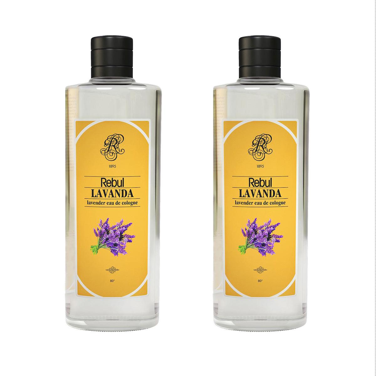 Rebul Lavanta Cam Şişe Kolonya 250 ml 2'li