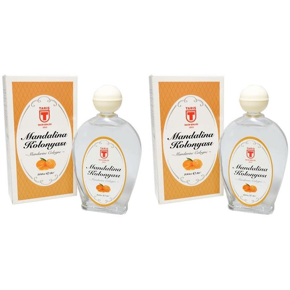 Tariş Mandalina Cam Şişe Kolonya 200 ml 2'li
