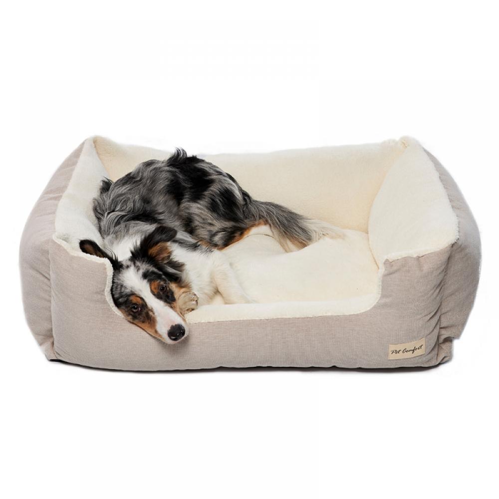 Pet Comfort Echo Mirandus 03 L Büyük Irk İç Mekan Köpek Yatağı Ekru