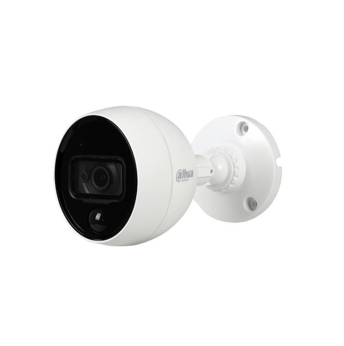 Dahua HAC-ME1200BP-PIR-0280B Analog Mini 1 Kameralı 360 Derece Dönen Gece Görüşlü İç Dış Mekan Kablolu Güvenlik Kamerası
