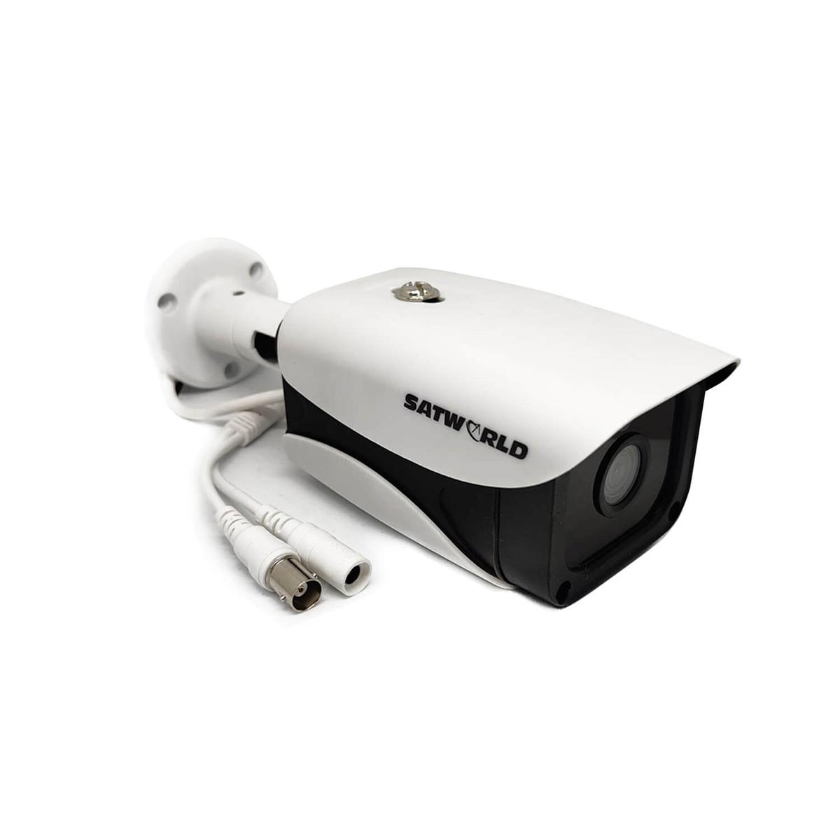 Satworld SW-067 Ethernet Mini 1 Kameralı 360 Derece Dönen Gece Görüşlü Dış Mekan Kablolu Güvenlik Kamerası
