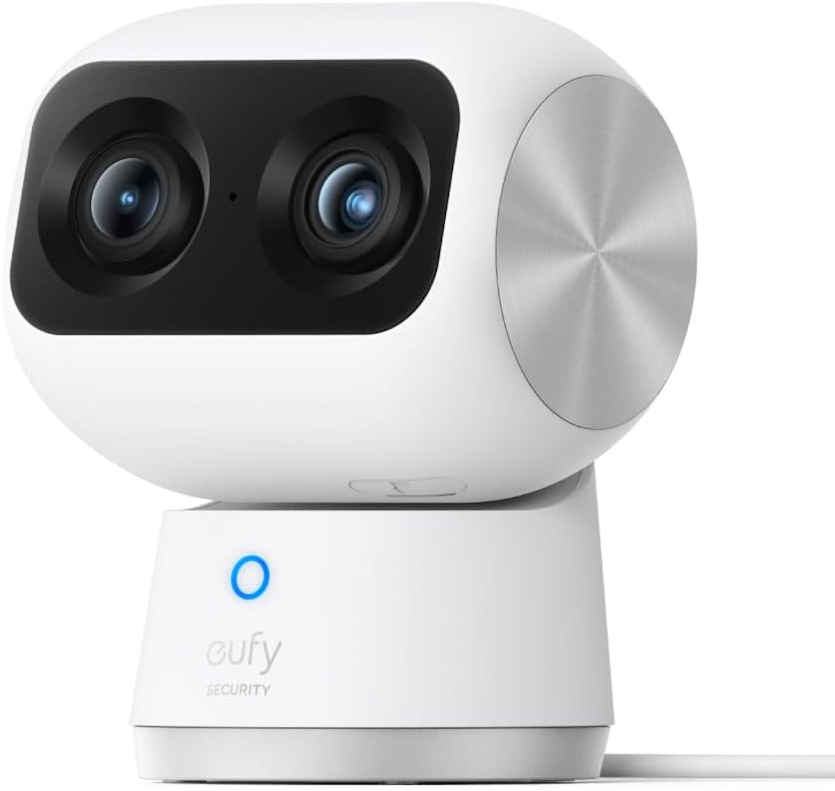 Eufy Security Indoor S350 Ethernet Mini 2 Kameralı 360 Derece Dönen Gece Görüşlü İç Mekan Kablosuz Güvenlik Kamerası