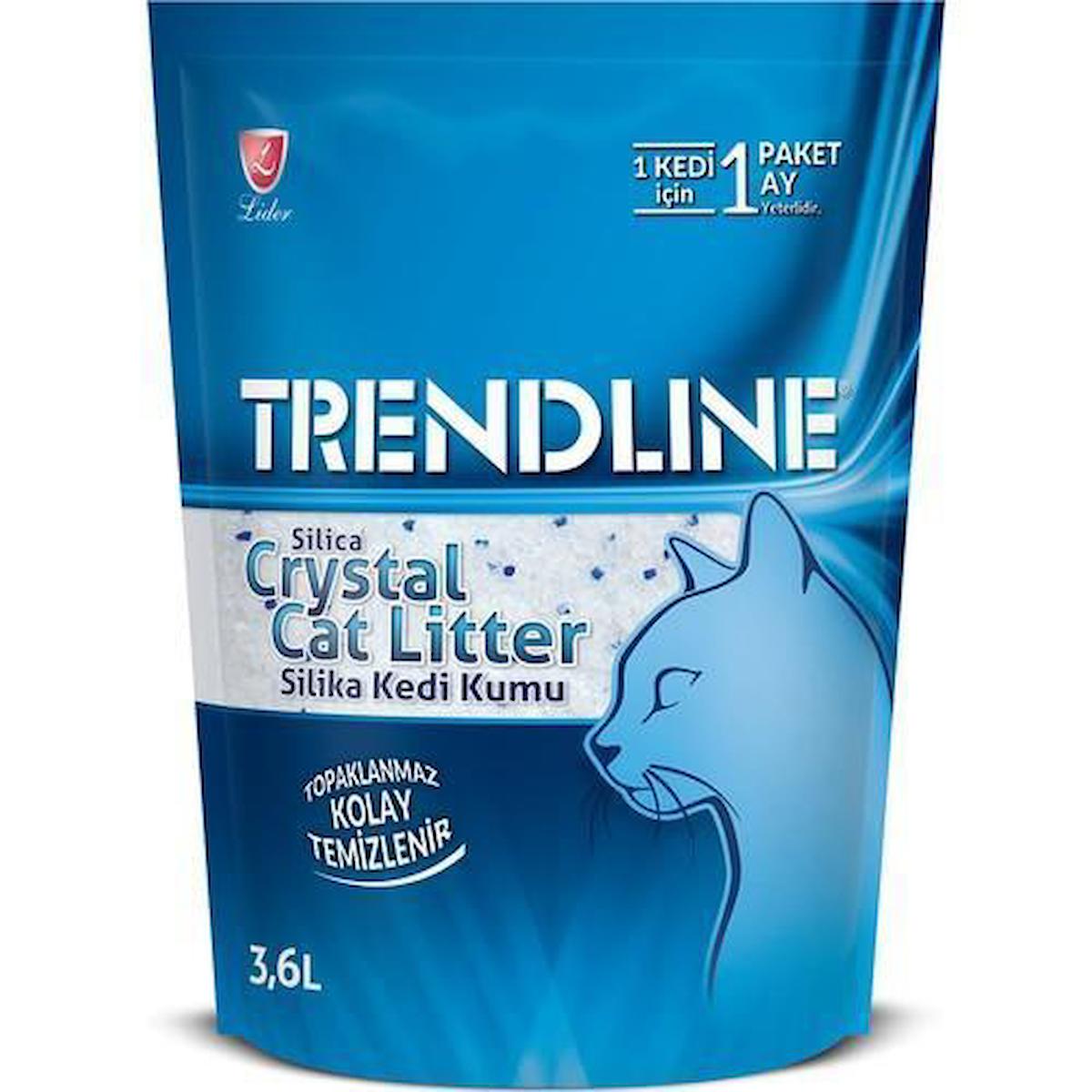 Trendline Kokusuz Kalın Taneli Kristal - Silika Kedi Kumu 3.6 lt