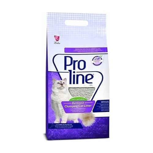 Pro Line Lavanta Kokulu Topaklanan İnce Taneli Bentonit Kedi Kumu 20 lt