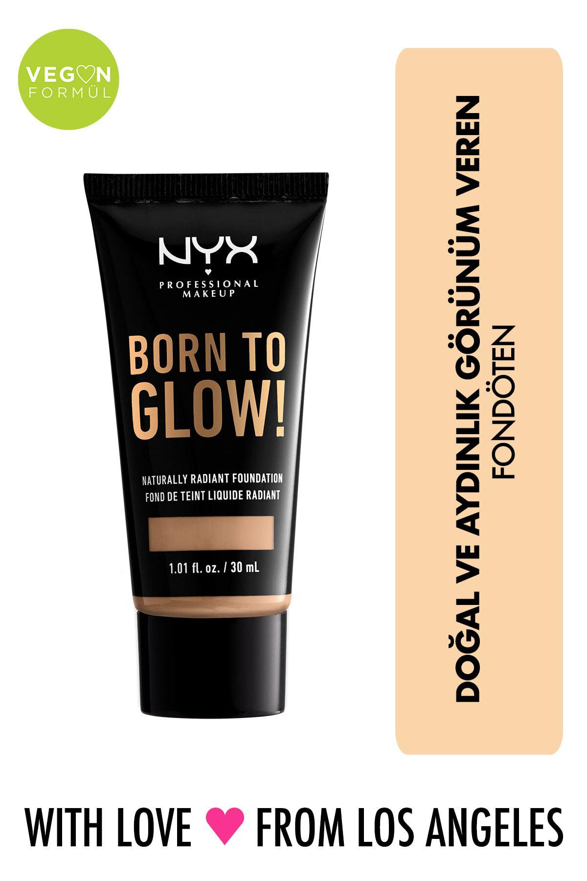 Nyx Born To Glow Medium Olive Likit Serum Fondöten 30 ml