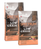 Spectrum Low Grain Kuzu Etli ve Yaban Mersinli Küçük Irk Yetişkin Kuru Köpek Maması 2.5 kg
