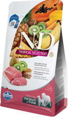 N&D Tropical Selection Domuz Etli ve Kivili Büyük ve Orta Irk Yetişkin Kuru Köpek Maması 2 kg