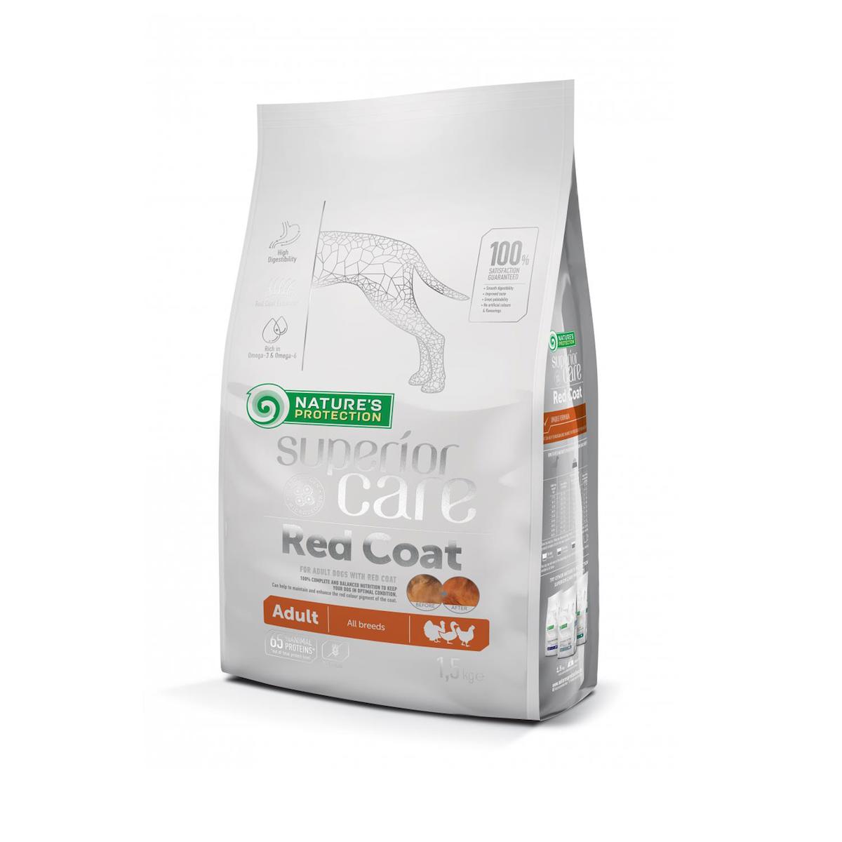 Nature'S Protection Superior Care Red Coat Tüm Irklar Kuru Köpek Maması 1.5 kg