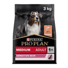 Pro Plan Sensitive Skin Pirinçli ve Somonlu Orta Irk Yetişkin Kuru Köpek Maması 3 kg