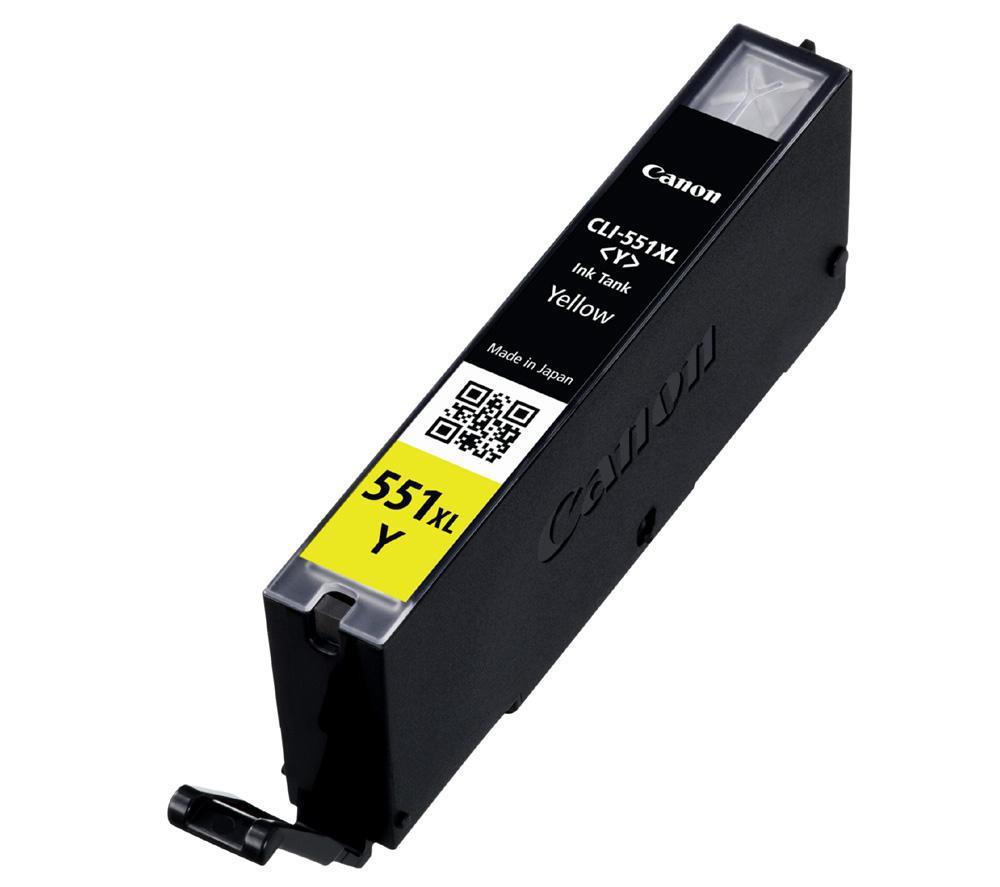Canon 6446B001 CLI-551XLY Orijinal Sarı Mürekkep Kartuş