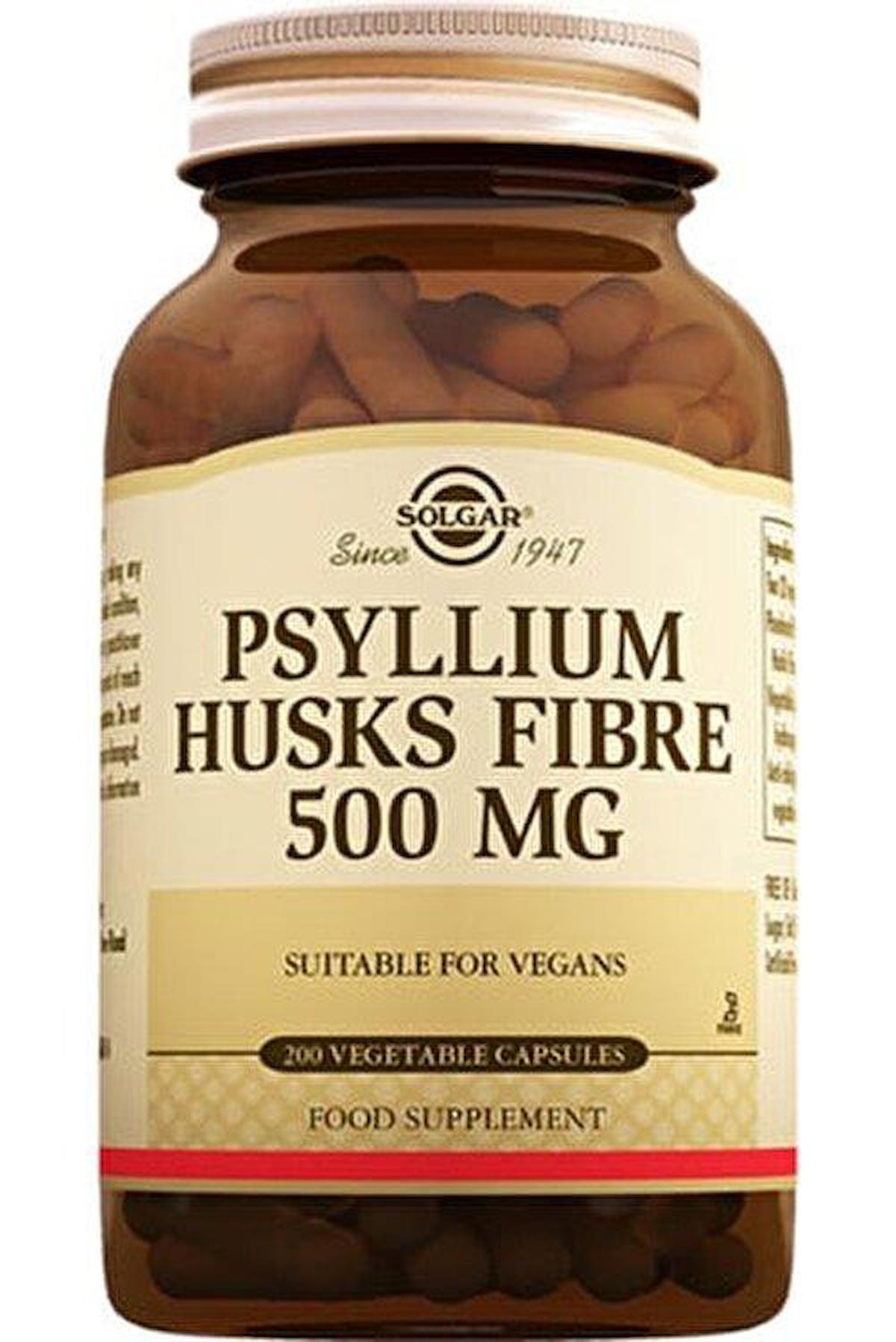 Solgar Psyllium Husks Fibre Sade Unisex Vitamin 200 Kapsül
