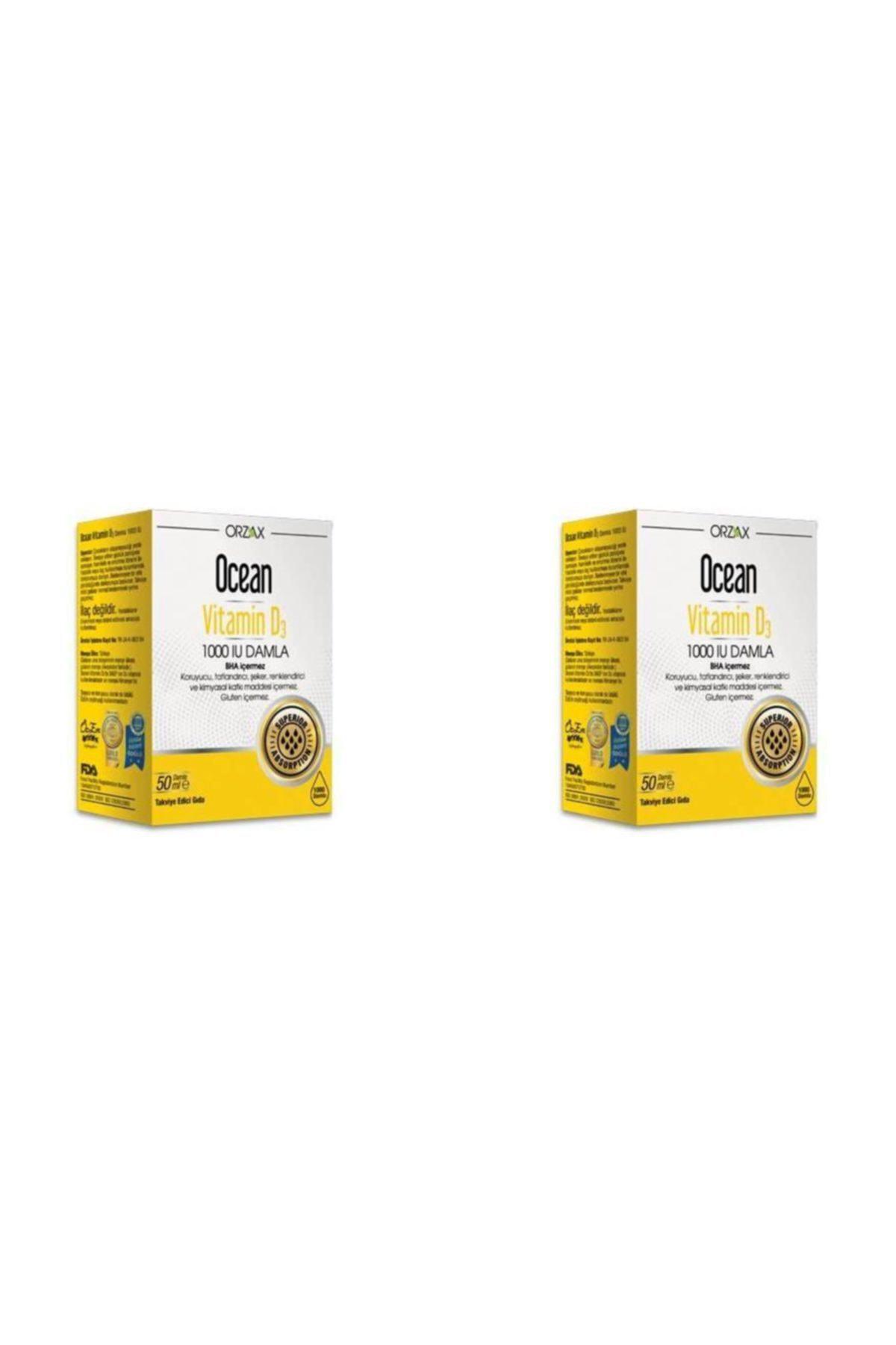 Ocean Vitamin D3 Aromasız Unisex 2x50 ml