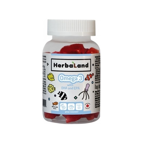 Herbaland Omega 3 Aromasız Çocuk Vitamin 60 Tablet
