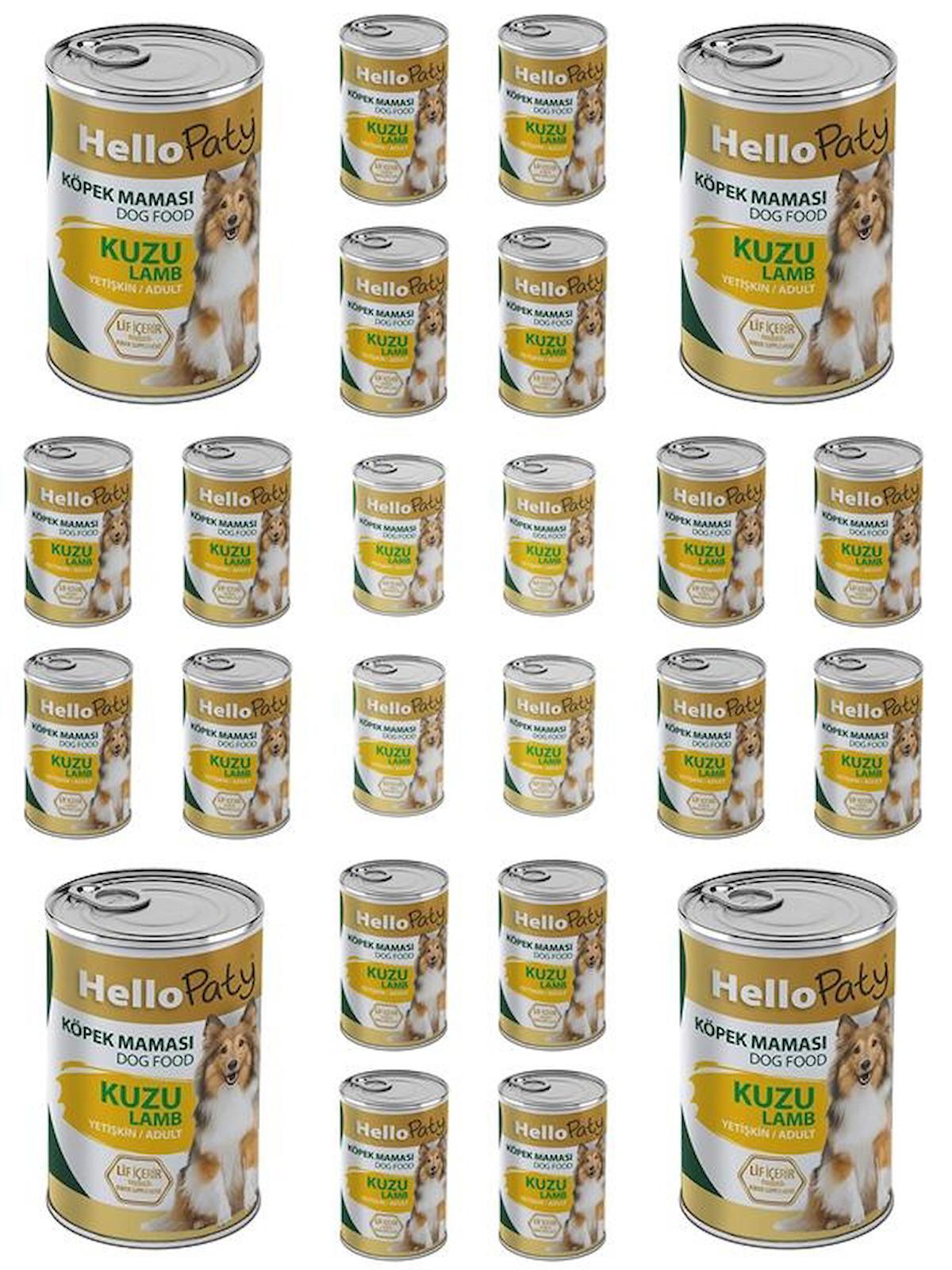 Hello Paty Kuzu Etli Yetişkin Yaş Köpek Maması 415 gr 24'lü