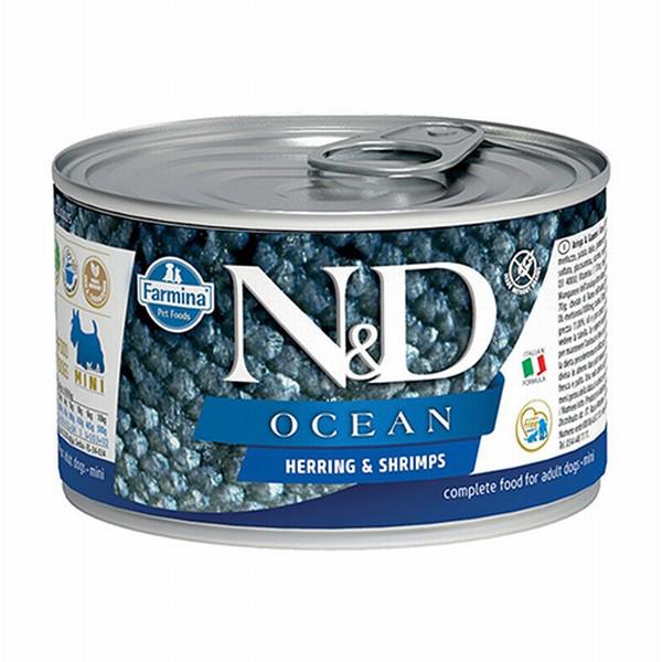 N&D Ocean Balıklı ve Karidesli Yetişkin Yaş Köpek Maması 140 gr 6'lı