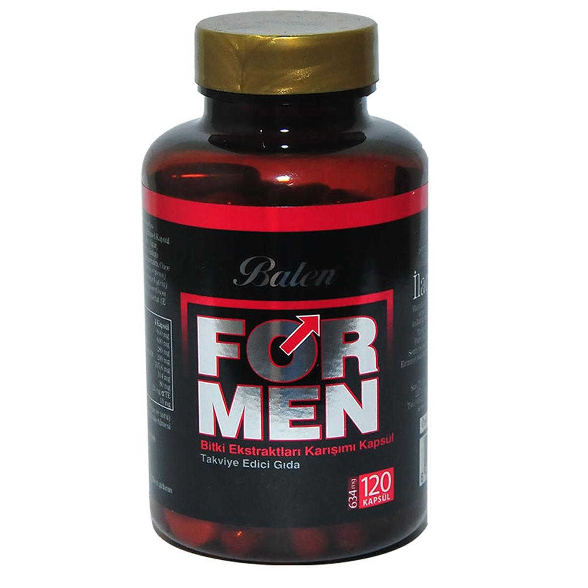 Balen For Men Sade Yetişkin Bitkisel Besin Desteği 120 Kapsül