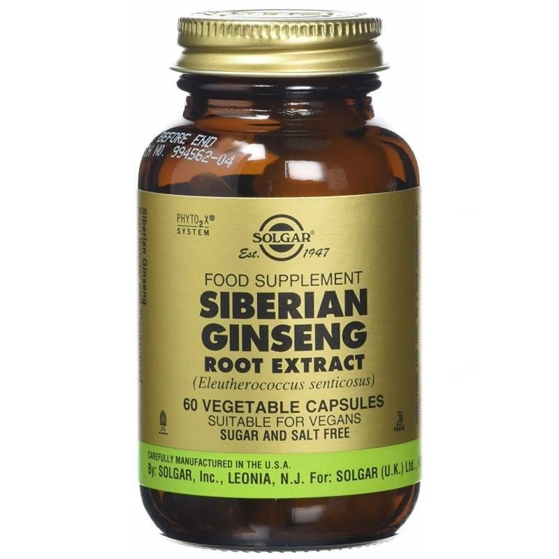 Solgar Ginseng Sade Yetişkin Bitkisel Besin Desteği 60 Kapsül