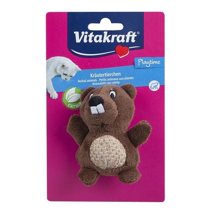 Vitakraft Kedi Otlu Peluş Isırma Yavru-Yetişkin Köstebek Kedi Oyuncağı
