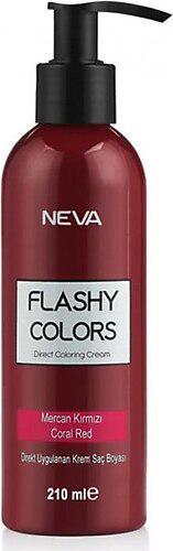 Neva Mercan Kırmızı Krem Saç Boyası 215 ml