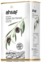 Ahsaf Natürel Polifenolsüz Soğuk Sıkım Erken Hasat Teneke Sızma Zeytinyağı 1 lt