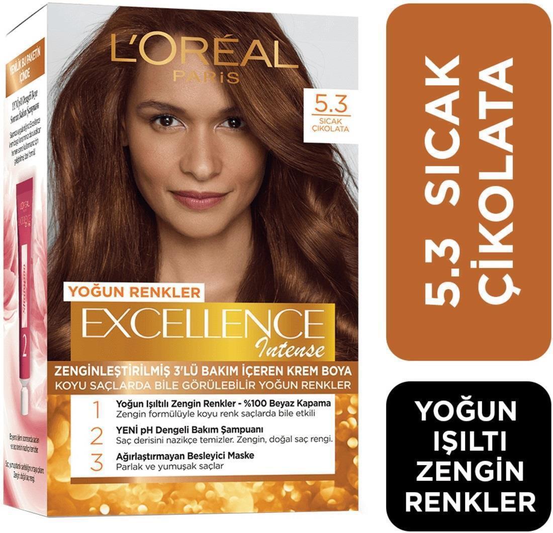 L'Oreal Professionnel 5.3 Sıcak Çikolata Amonyaksız Krem Saç Boyası