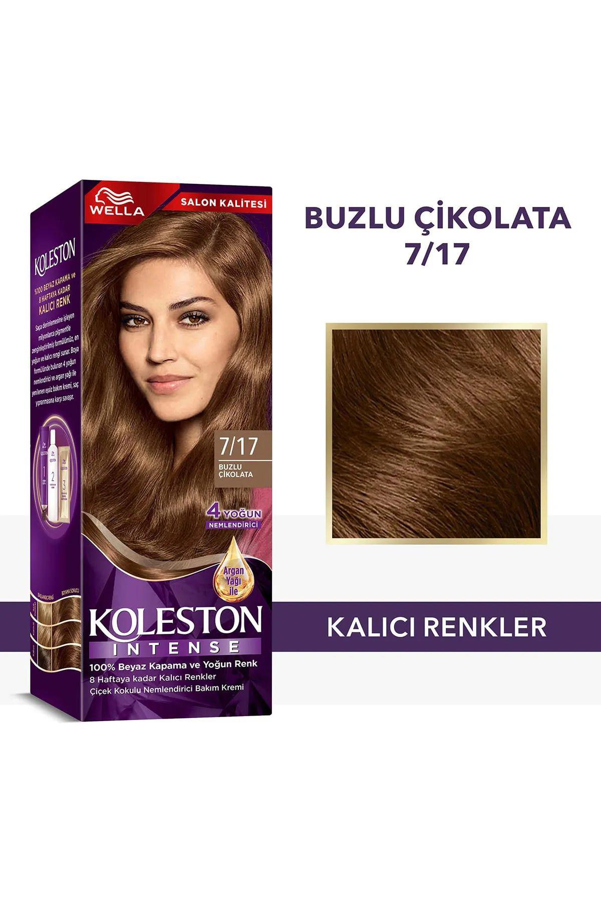 Wella 7.17 Buzlu Çikolata Krem Saç Boyası 50 ml