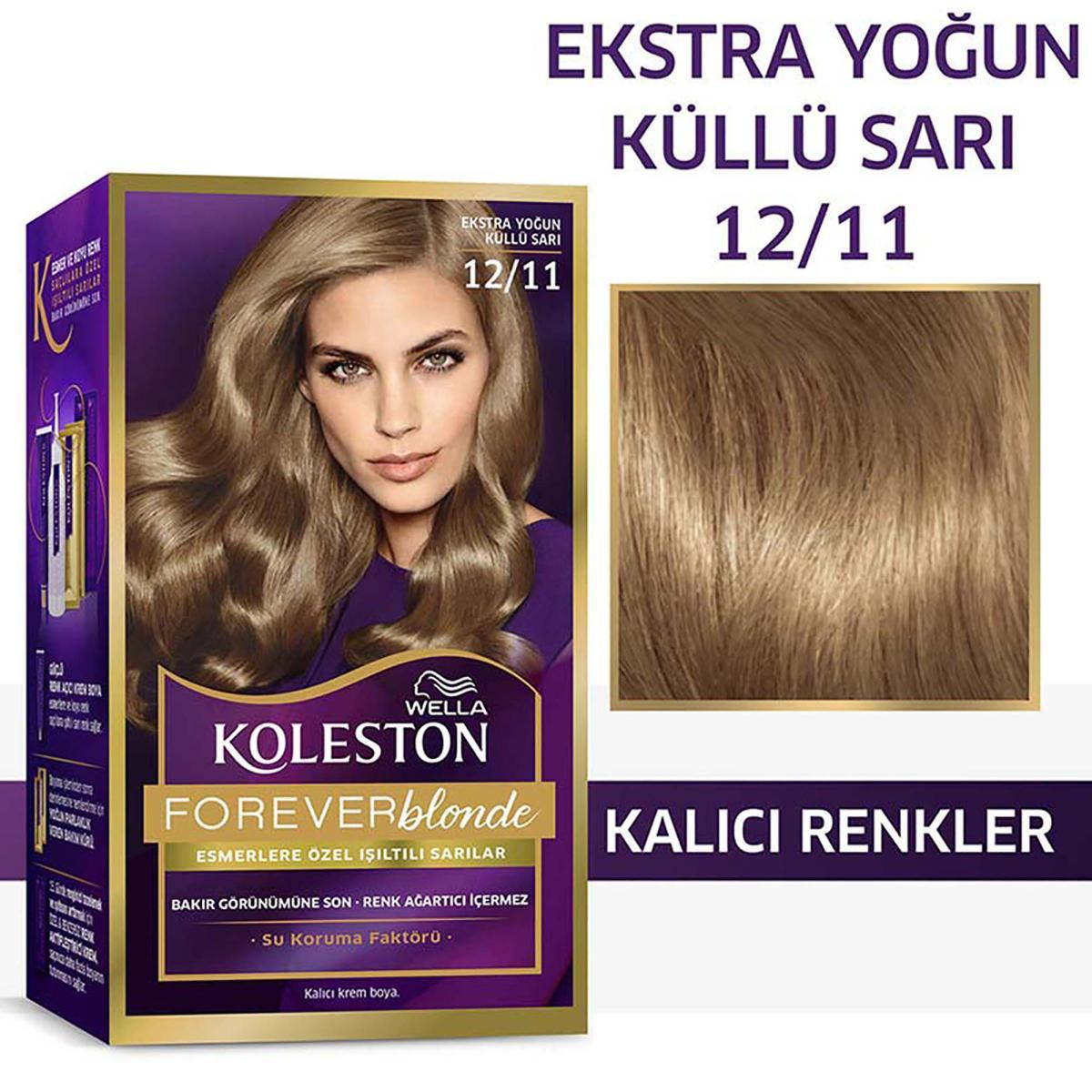 Wella Koleston 12.11 Yoğun Küllü Sarı Krem Saç Boyası 50 ml