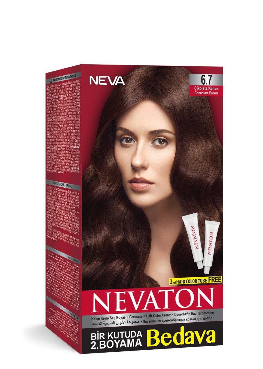 Neva 6.7 Çikolata Kahve Krem Saç Boyası