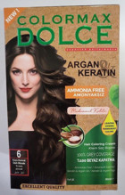 Colormax 6 Koyu Kumral Amonyaksız Krem Saç Boyası 60 ml