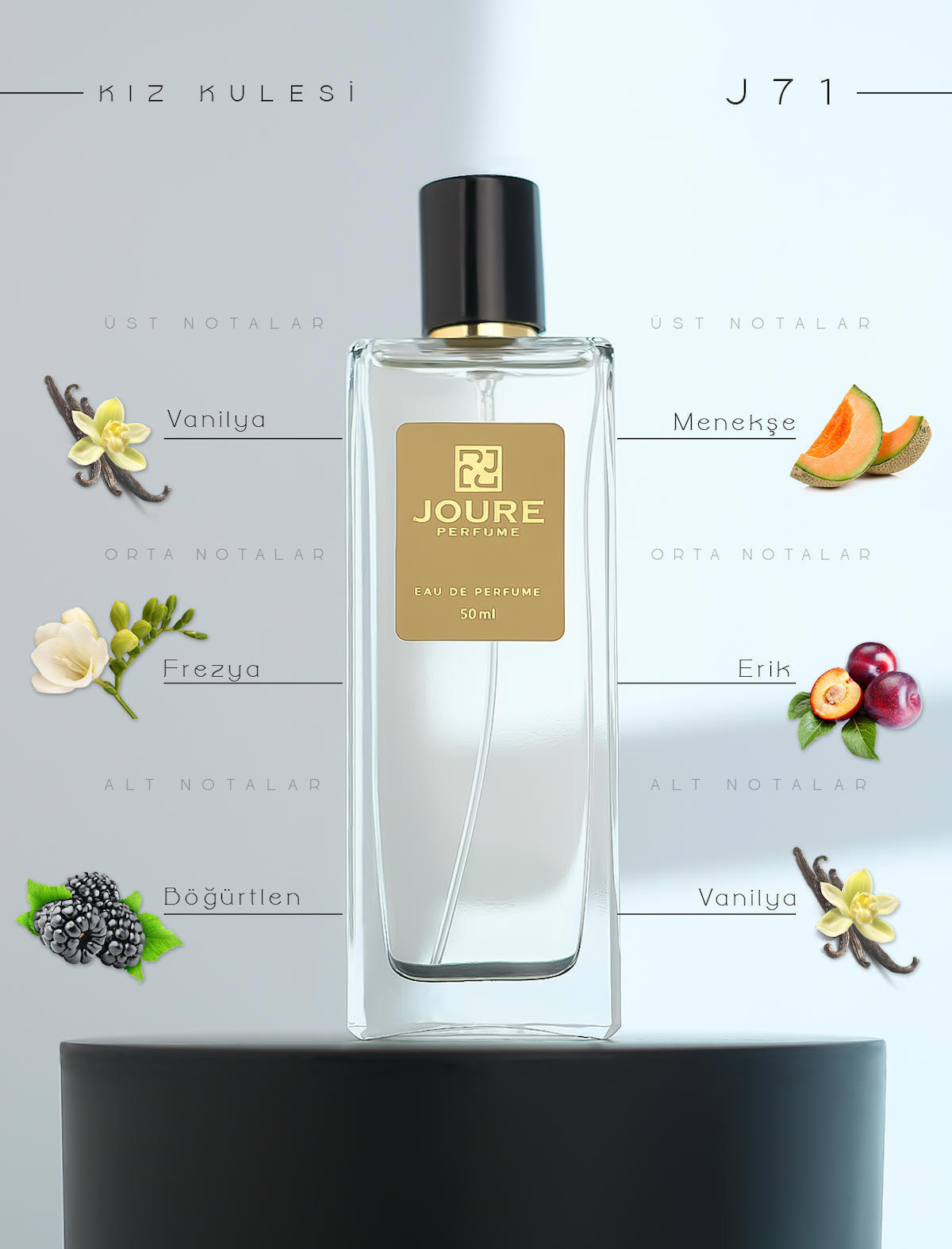 Joure Perfume Joure J71 EDP Çiçeksi Kadın Parfüm 50 ml