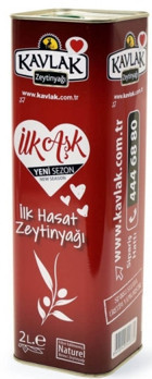Kavlak İlk Hasat Polifenolsüz Soğuk Sıkım Teneke Birinci Zeytinyağı 2 lt