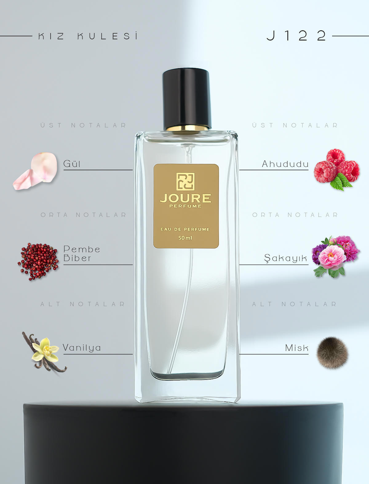 Joure Perfume Joure J122 EDP Çiçeksi Kadın Parfüm 50 ml