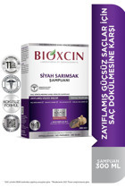 Bioxcin Dökülme Karşıtı Güçsüz Saçlar İçin Siyah Sarımsaklı Sülfatsız Şampuan 3x300 ml