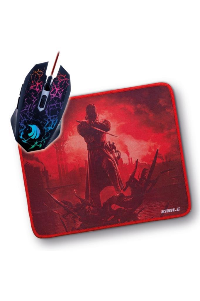 Polosmart PGM02 Kablolu Kırmızı Gaming Mouse