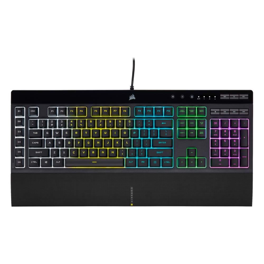 Corsair K55 CH-9226765 Türkçe Q RGB 104 Tuşlu Kablolu Siyah Gaming Klavye