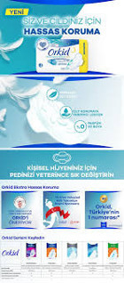 Orkid Extra Hassas Cesaret İnce Hijyenik Ped 1 Adet
